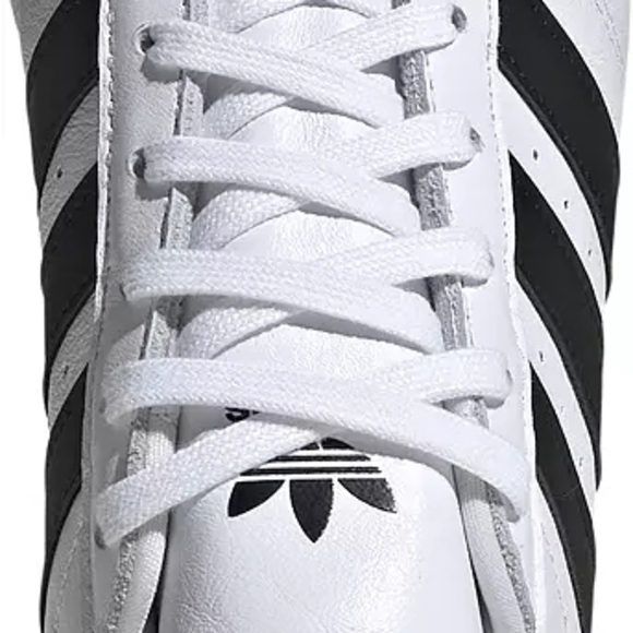 Adidas Womens TaekwondoWhite Sneakers with Black Stripes Size 9 - Picture 3 of 10